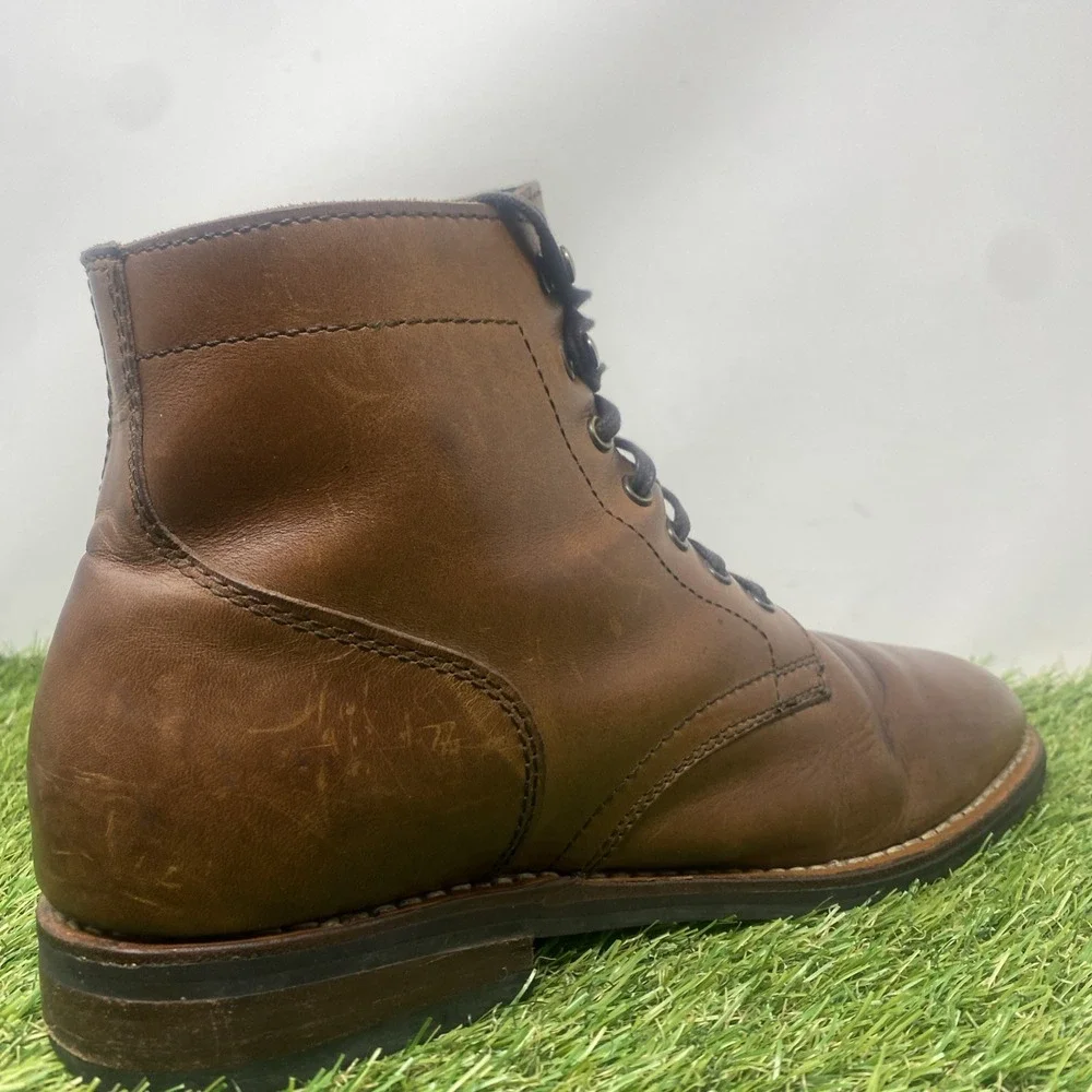 Thursday Boot Company President Boots Brown Leather Casual Preppy Men's Size 10